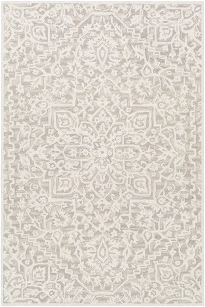 Surya Kayseri Ksr-2310 Medium Gray, Khaki, Beige Area Rug