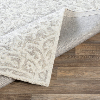 Surya Kayseri Ksr-2310 Medium Gray, Khaki, Beige Area Rug