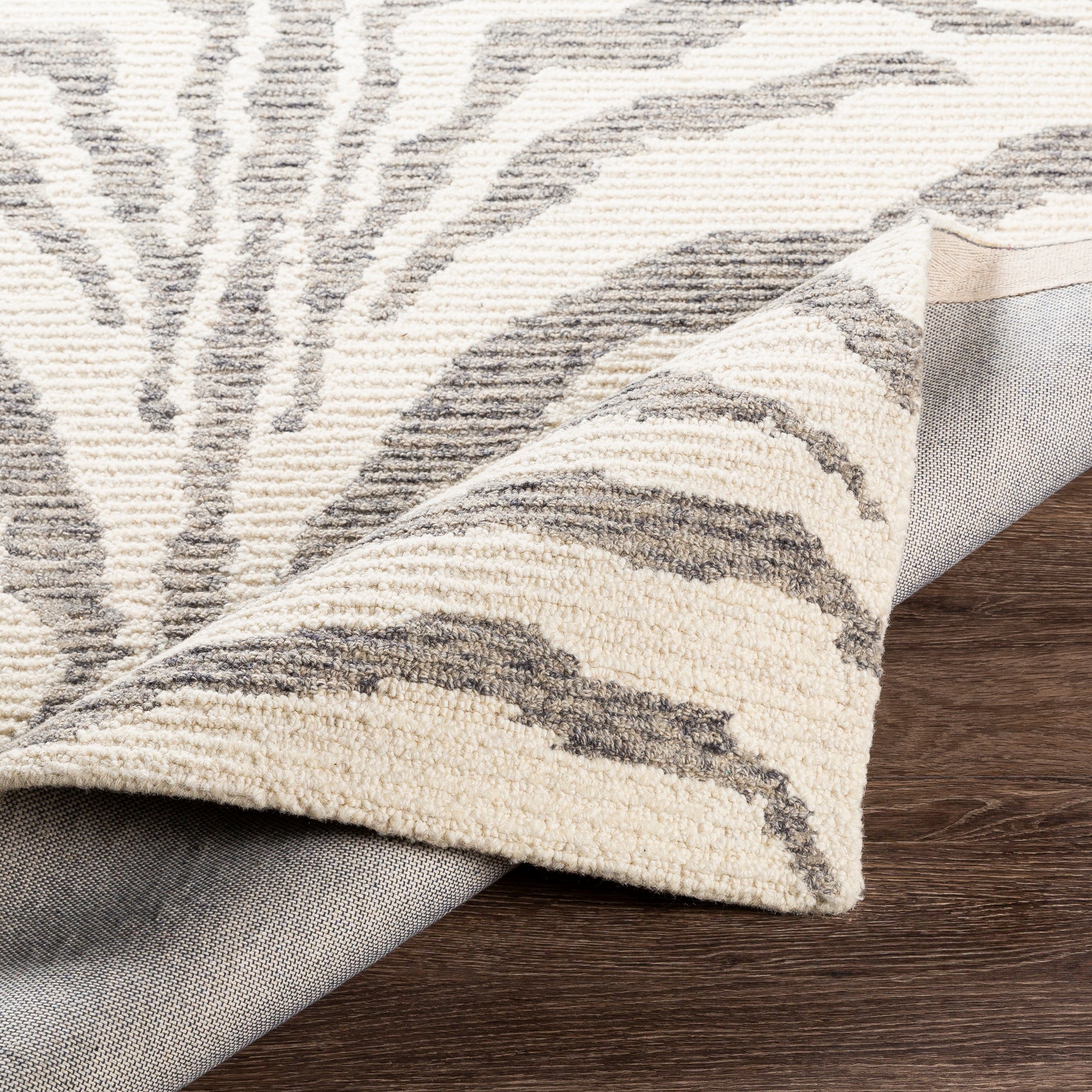 Surya Kayseri Ksr-2315 Taupe, Charcoal, Cream Area Rug