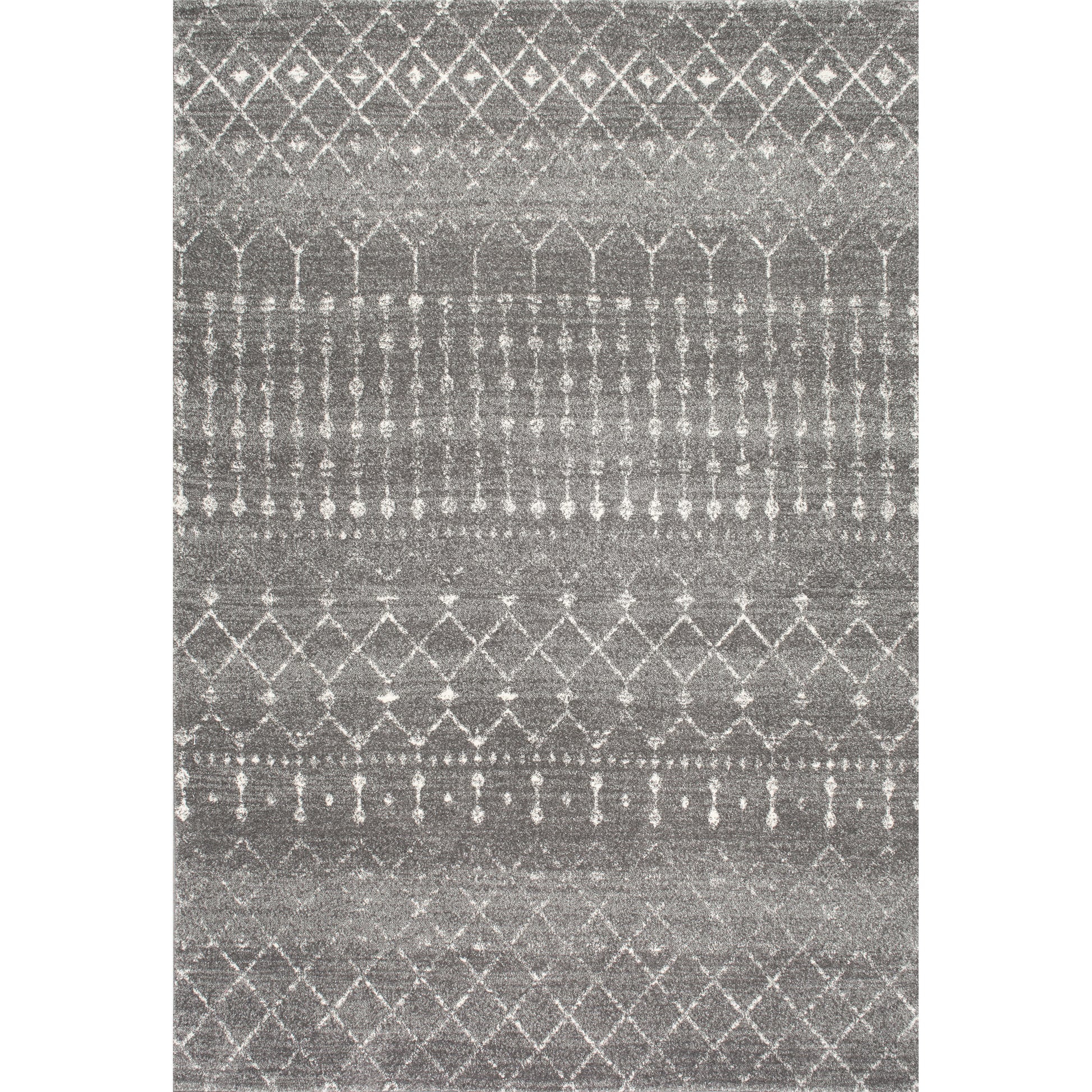 Nuloom Moroccan Blythe Nmo3123E Dark Gray Area Rug