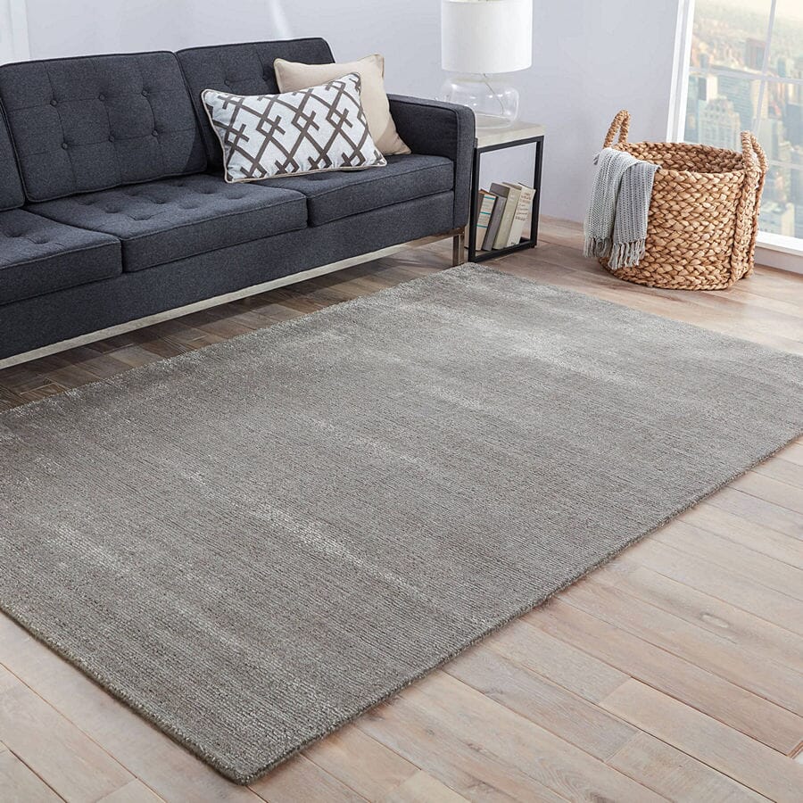 Jaipur Konstrukt Kelle Kt12 Charcoal Slate / Charcoal Slate Solid Color Area Rug