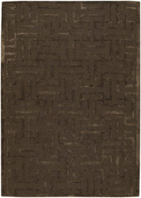 Chandra Kumana kum16101 Brown Geometric Area Rug