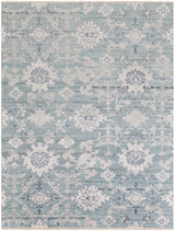 Surya Kushal Kus-2300 Aqua, Seafoam, Taupe, Denim Rugs.