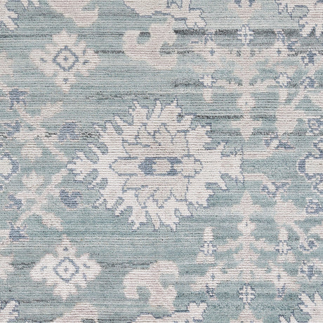 Surya Kushal Kus-2300 Aqua, Seafoam, Taupe, Denim Rugs.