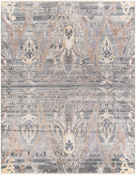 Surya Kushal Kus-2301 Butter, Light Gray, Medium Gray, Charcoal Rugs.