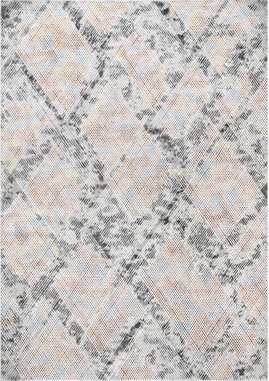 Nuloom Eloise Trellis Nel1756A Light Gray Area Rug