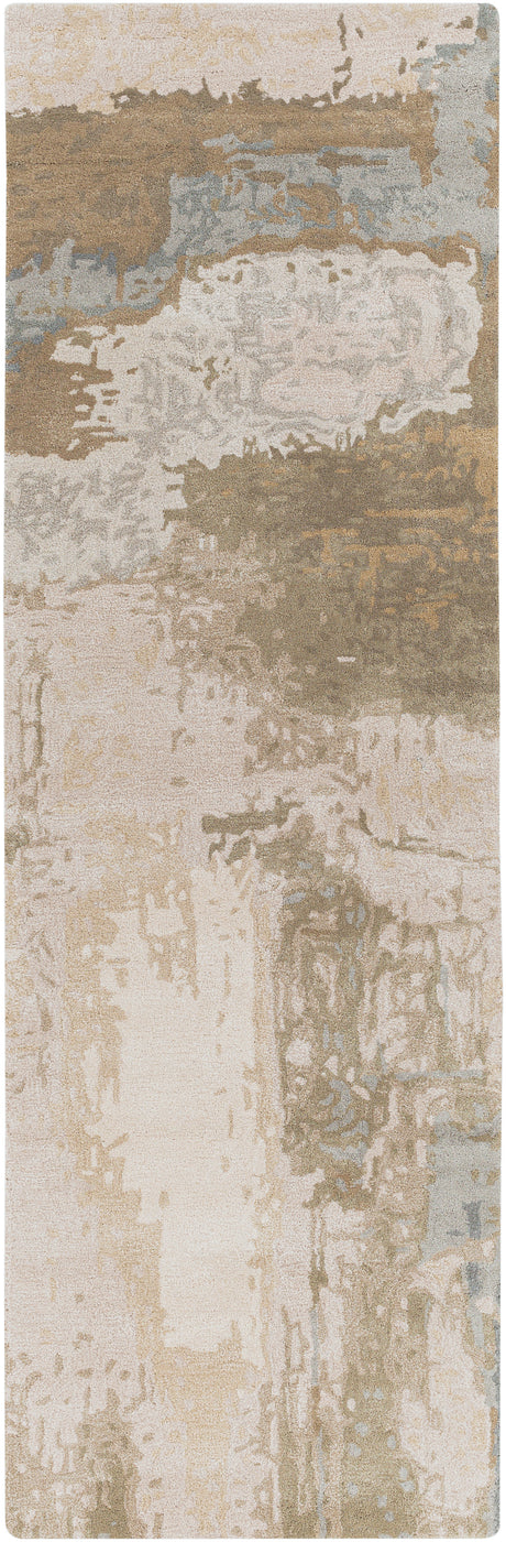 Surya Kavita Kvt-2300 Khaki, Ivory, Medium Gray, Pale Blue Rugs.