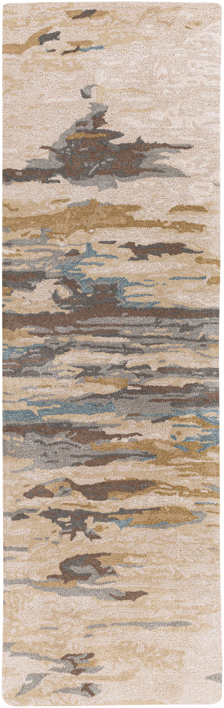 Surya Kavita Kvt-2301 Beige, Medium Gray, Camel, Tan Rugs.