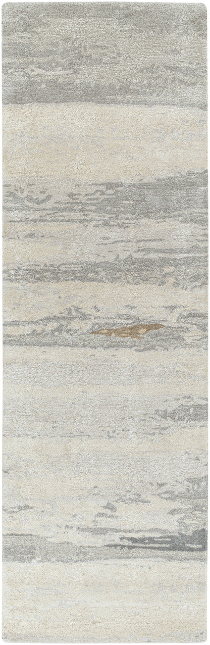 Surya Kavita Kvt-2303 Light Gray, Ivory, Medium Gray, Charcoal Area Rug