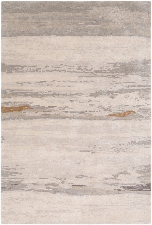 Surya Kavita Kvt-2303 Light Gray, Ivory, Medium Gray, Charcoal Area Rug