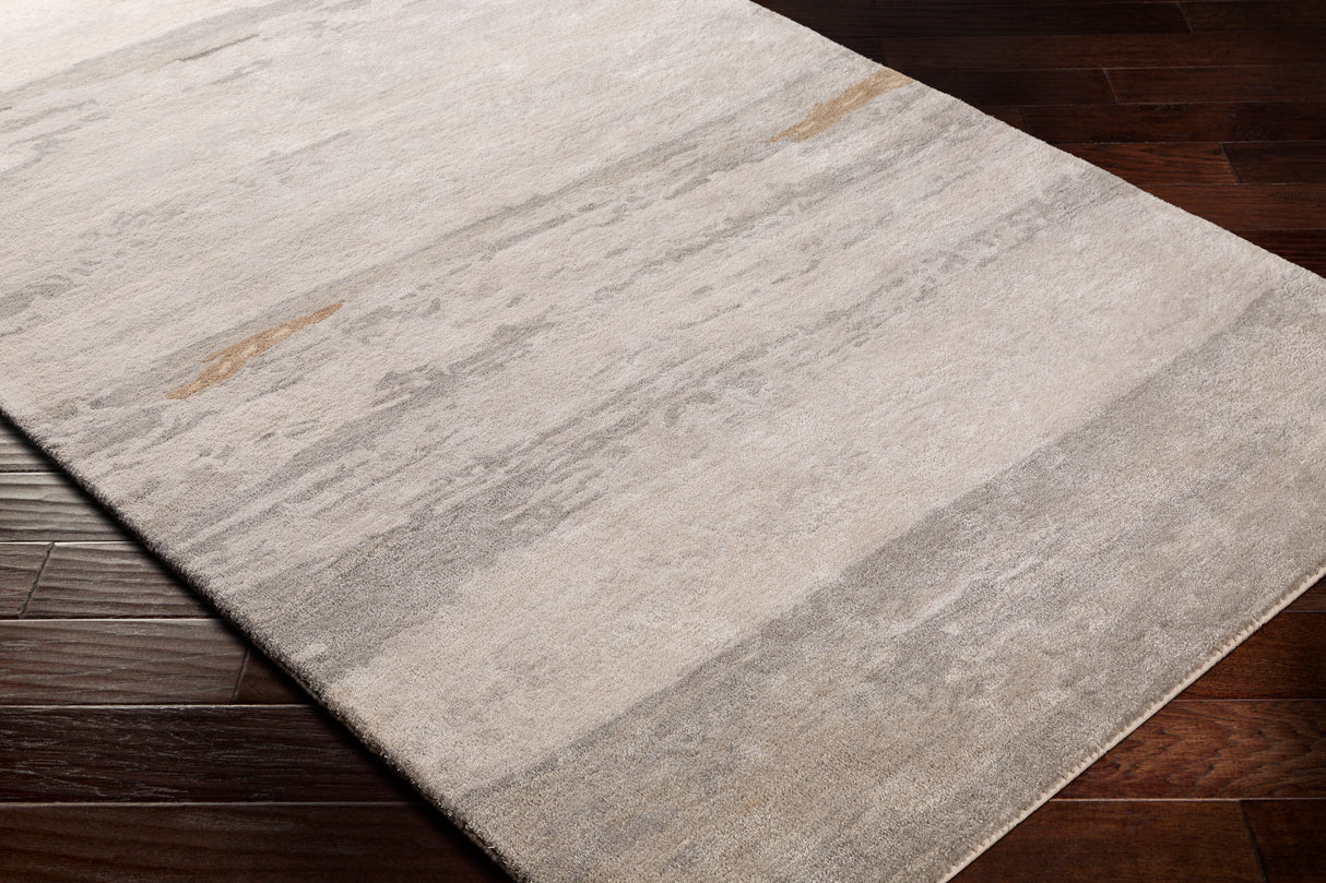 Surya Kavita Kvt-2303 Light Gray, Ivory, Medium Gray, Charcoal Rugs.