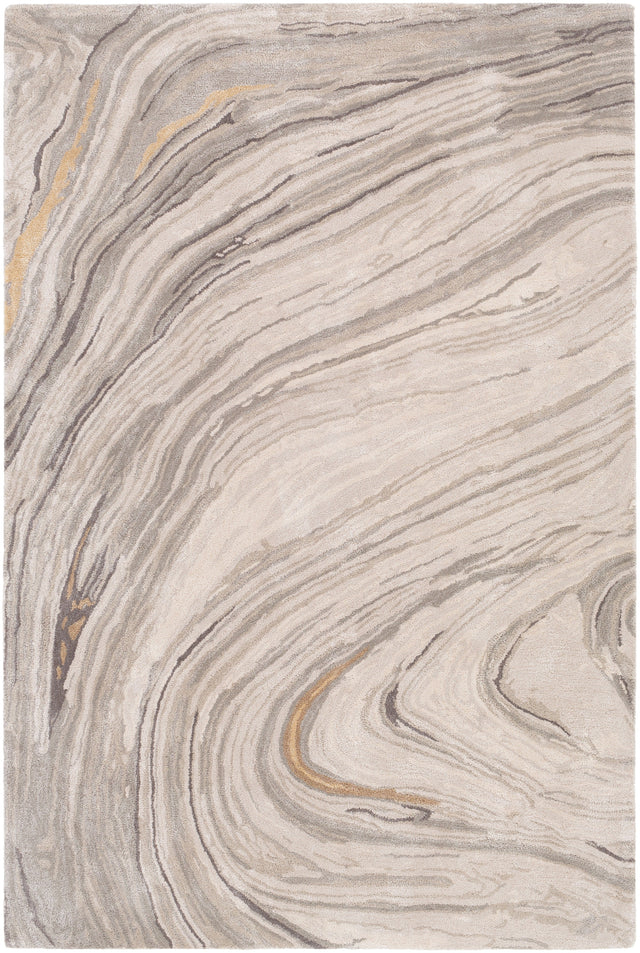 Surya Kavita Kvt-2304 Light Gray, Ivory, Medium Gray, Charcoal Rugs.