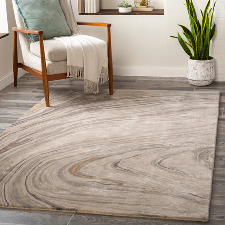 Surya Kavita Kvt-2304 Light Gray, Ivory, Medium Gray, Charcoal Rugs.