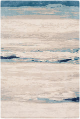 Surya Kavita Kvt-2306 Taupe, Ivory, Medium Gray, Navy Rugs.
