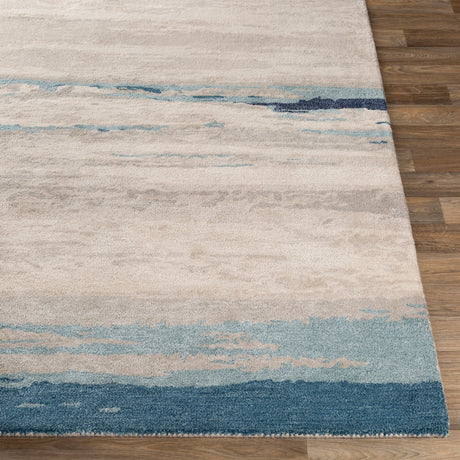 Surya Kavita Kvt-2306 Taupe, Ivory, Medium Gray, Navy Rugs.
