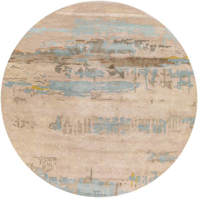 Surya Kavita Kvt-2307 Taupe, Khaki, Medium Gray, Dark Brown Rugs.