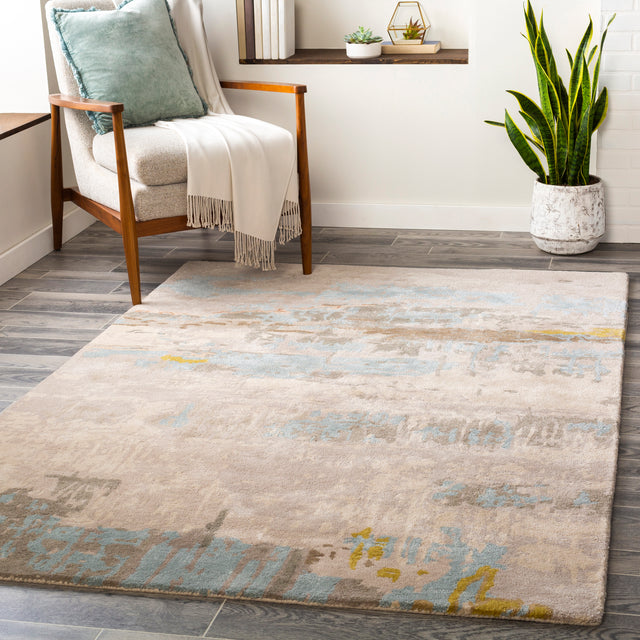 Surya Kavita Kvt-2307 Taupe, Khaki, Medium Gray, Dark Brown Rugs.