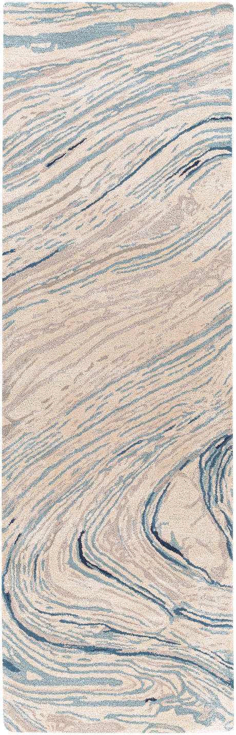 Surya Kavita Kvt-2308 Taupe, Ivory, Medium Gray, Navy Rugs.
