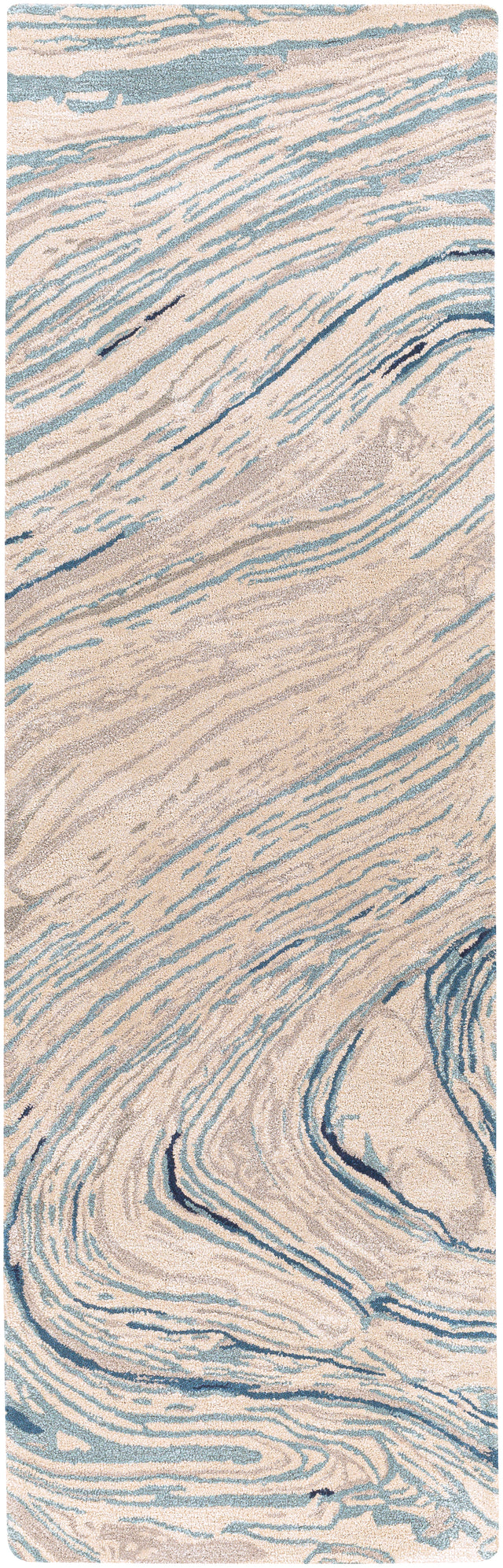 Surya Kavita Kvt-2308 Taupe, Ivory, Medium Gray, Navy Rugs.