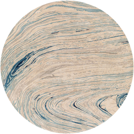 Surya Kavita Kvt-2308 Taupe, Ivory, Medium Gray, Navy Rugs.