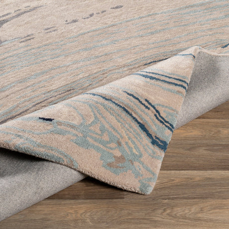 Surya Kavita Kvt-2308 Taupe, Ivory, Medium Gray, Navy Rugs.