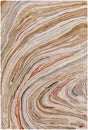 Surya Kavita Kvt-2310 Dark Brown, Camel, Medium Gray, Light Gray Rugs.