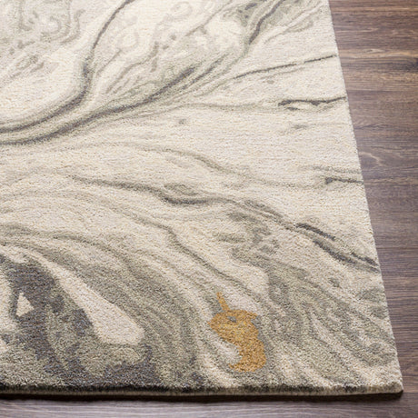 Surya Kavita Kvt-2314 Camel, Charcoal, Medium Gray, Light Gray Rugs.