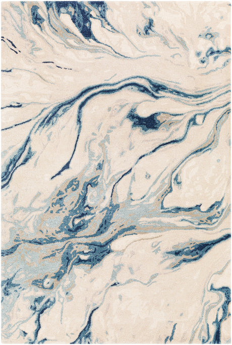 Surya Kavita Kvt-2315 Navy, Denim, Medium Gray, Taupe Rugs.