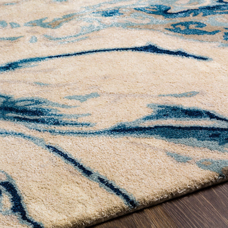 Surya Kavita Kvt-2315 Navy, Denim, Medium Gray, Taupe Rugs.