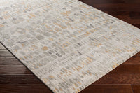 Surya Kavita Kvt-2317 Medium Gray, Charcoal, Light Gray, Camel Area Rug