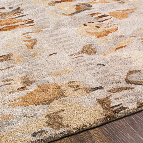 Surya Kavita Kvt-2318 Dark Brown, Tan, Camel, Medium Gray Rugs.