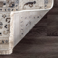 Nuloom Oliveira Floral Nol1523A Beige Area Rug