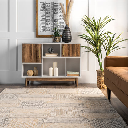 Nuloom Esme Tile Nes2738A Beige Area Rug