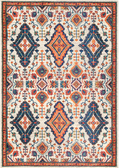 Nuloom Diamond Elayne Ndi2246C Orange Area Rug