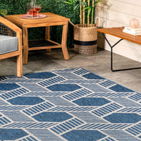 Nuloom Milania Lattice Nmi1796A Blue Area Rug