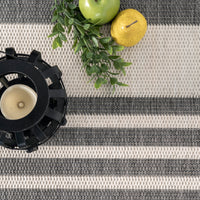 Nuloom Robin Multi Stripe Nro2866C Light Gray Area Rug