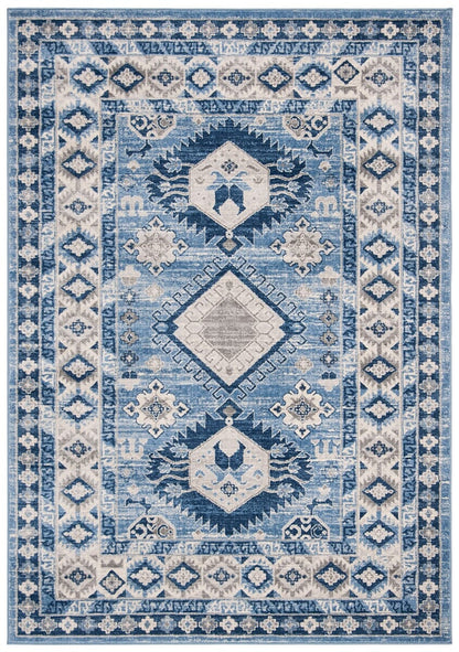 Safavieh Kazak Kzk119D Blue / Creme Area Rug