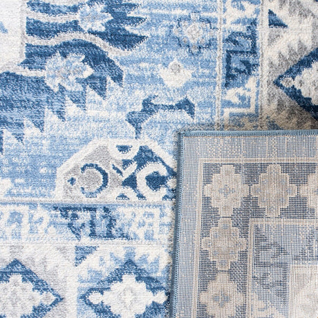 Safavieh Kazak Kzk119D Blue / Creme Rugs.