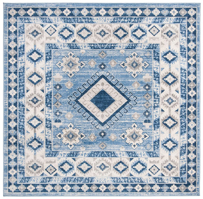 Safavieh Kazak Kzk119D Blue / Creme Area Rug