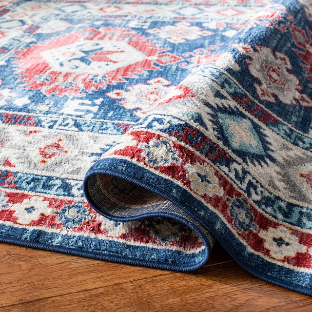 Safavieh Kazak Kzk119R Navy / Red Rugs.