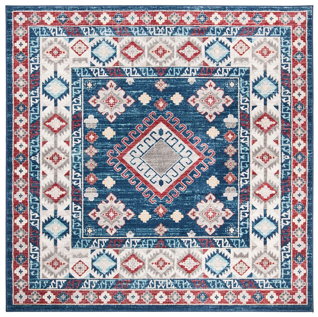 Safavieh Kazak Kzk119R Navy / Red Area Rug