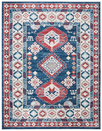 Safavieh Kazak Kzk119R Navy / Red Area Rug