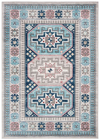 Safavieh Kazak Kzk120G Grey / Blue Area Rug