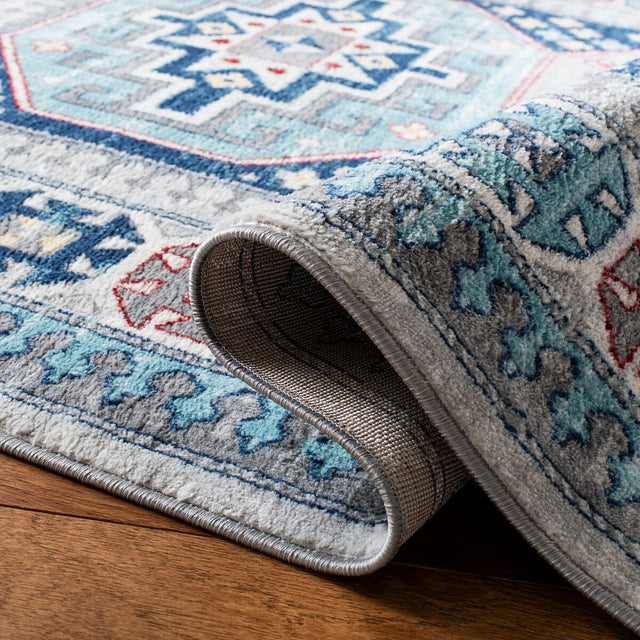 Safavieh Kazak Kzk120G Grey / Blue Rugs.