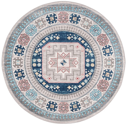 Safavieh Kazak Kzk120G Grey / Blue Area Rug