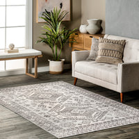 AreaRugs.com Wavaj Nwa1040B Gray Area Rug