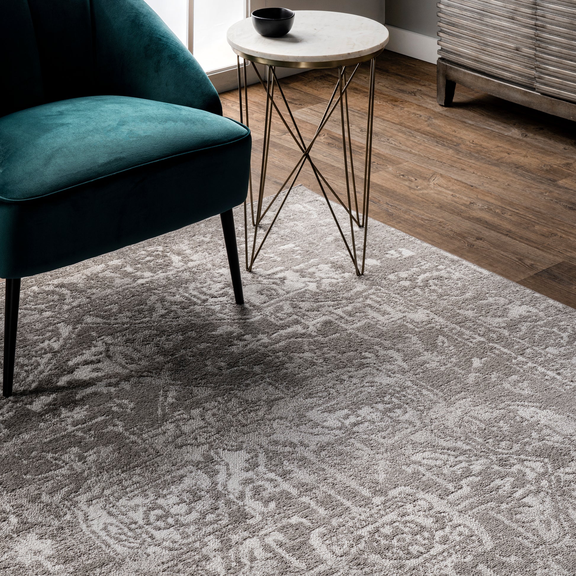 Nuloom Melody Nme2445A Light Gray Area Rug