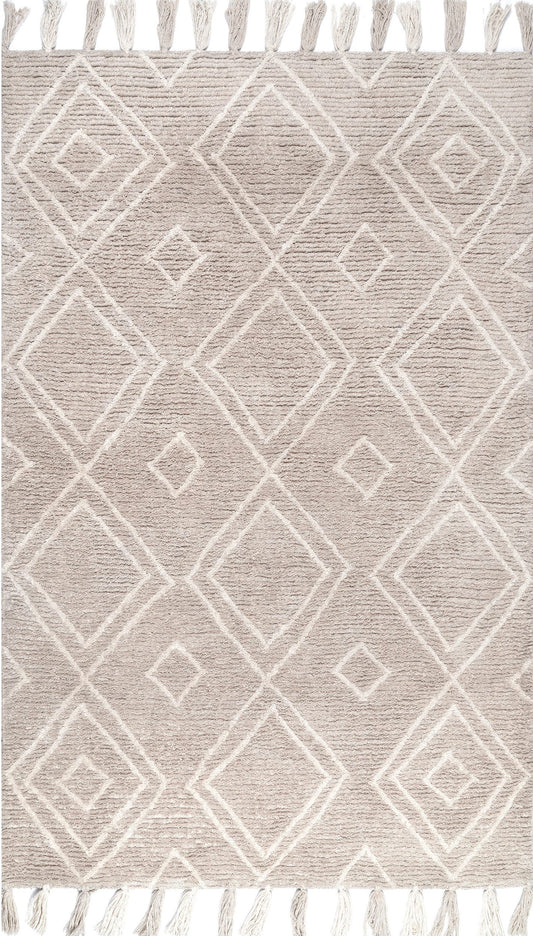 Nuloom Lisha Moroccan Nli1950B Tan Area Rug