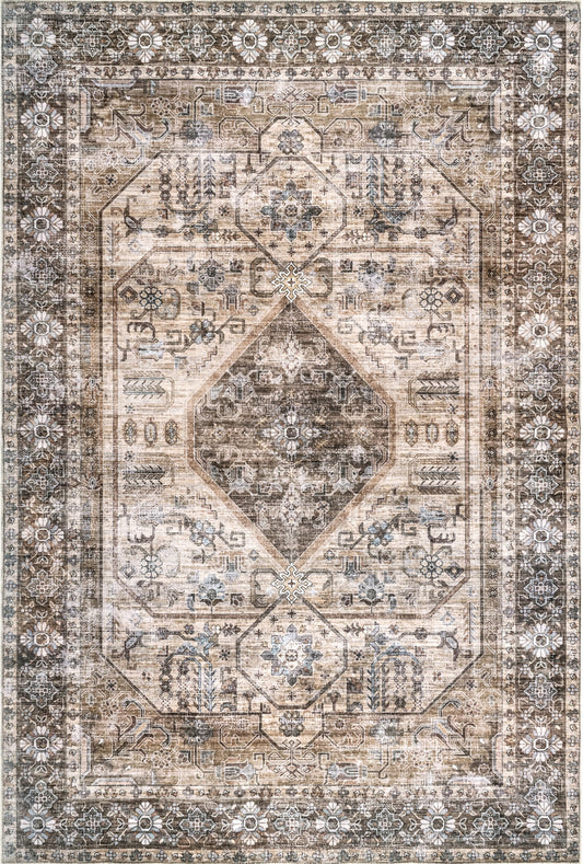 AreaRugs.com Wavaj Nwa1071A Light Brown Area Rug