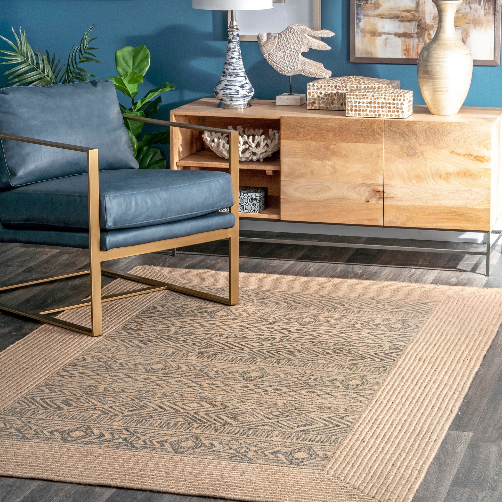 Nuloom Paige Tribal Npa2035A Natural Area Rug